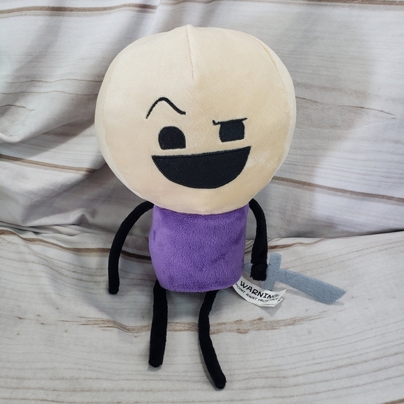 Cyanide And Happiness Purple Shirted Eye Stabber Plush Toy 12 Inch 2013 - Picture 9 of 9